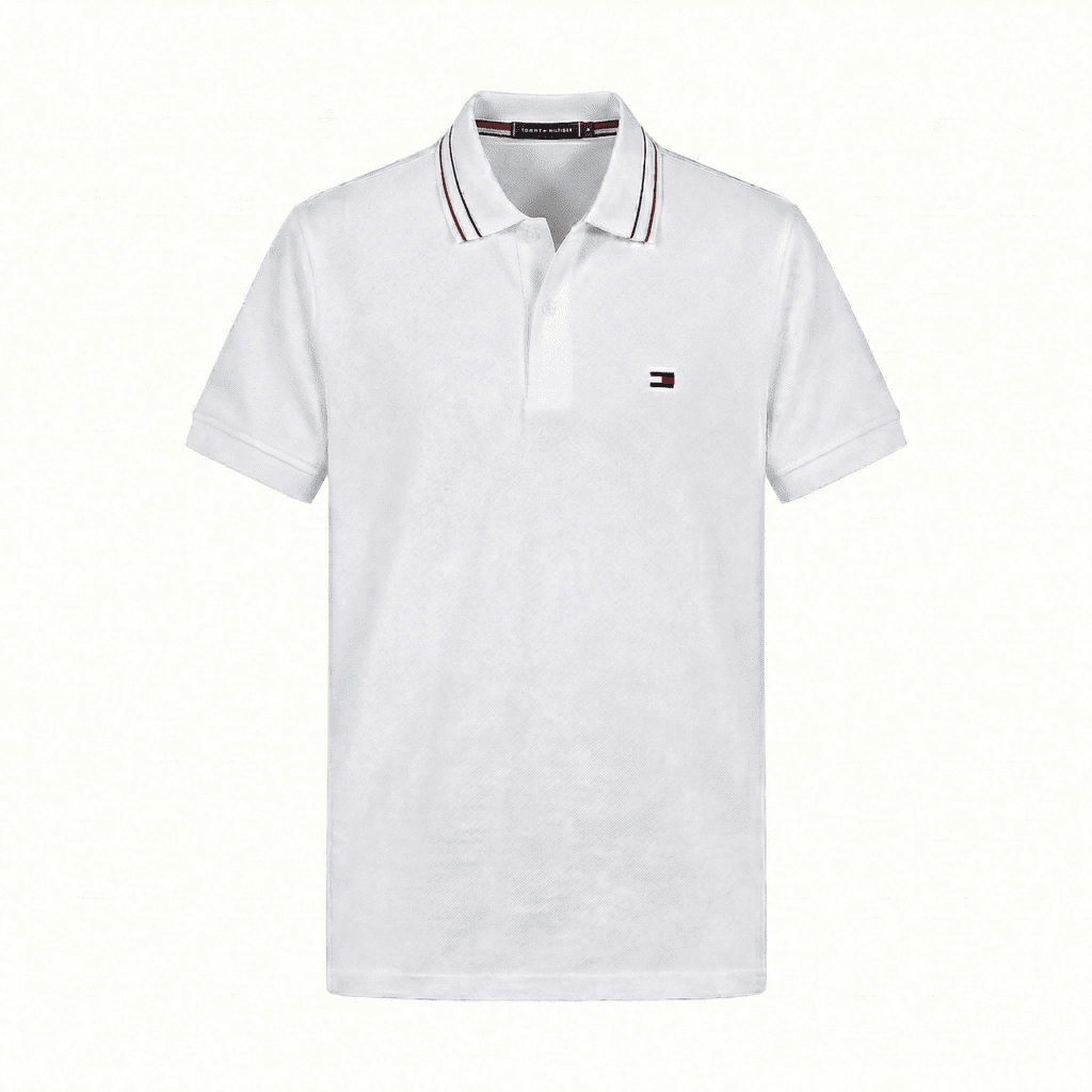 Camiseta 918004 Tipo Polo Blanca Para Hombre