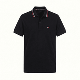 Camiseta 918004 Tipo Polo Negra Para Hombre