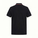 Camiseta 918004 Tipo Polo Negra Para Hombre