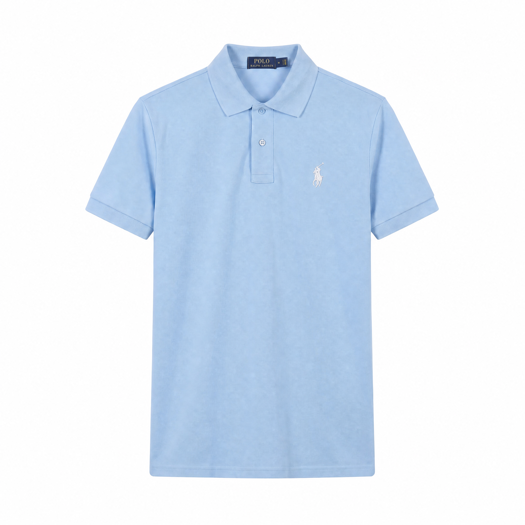 Camiseta 918007 Tipo Polo Azul Claro para hombre
