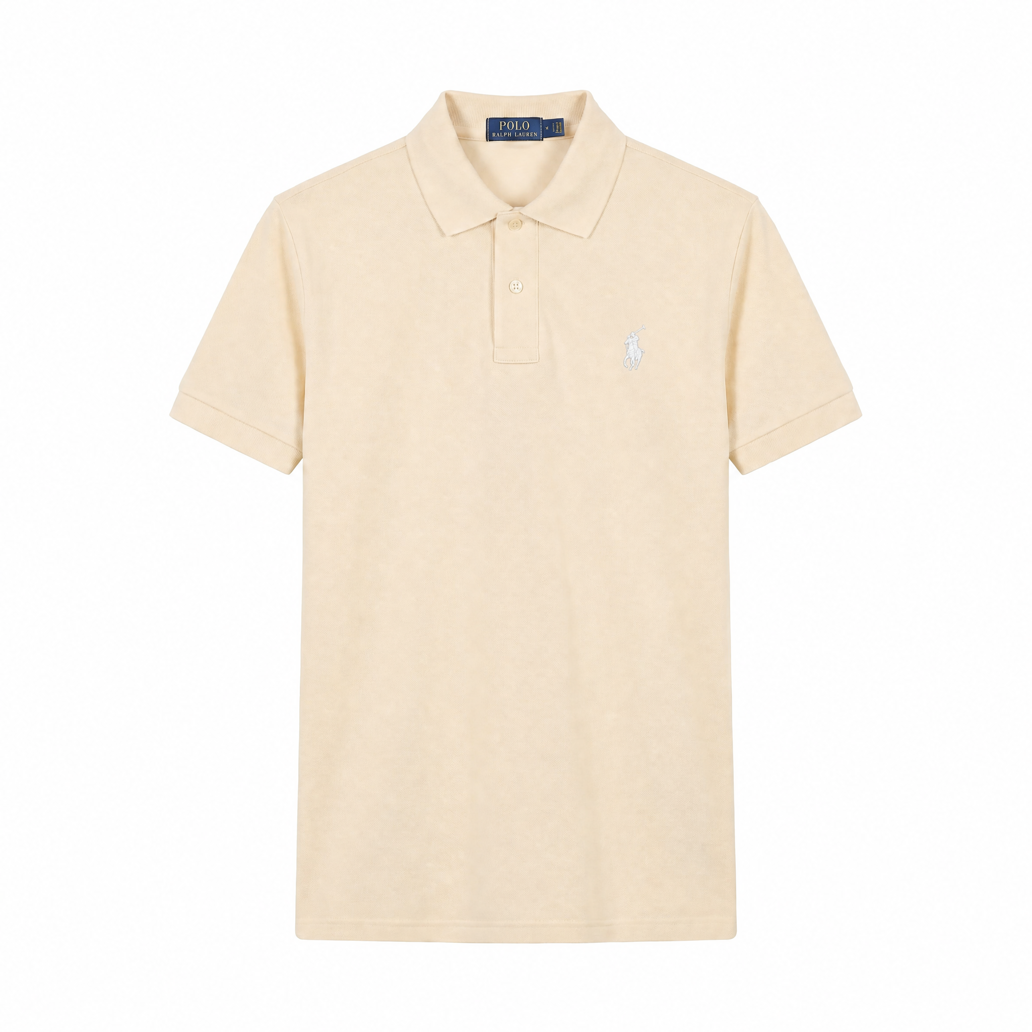 Camiseta 918007 Tipo Polo Crema para hombre