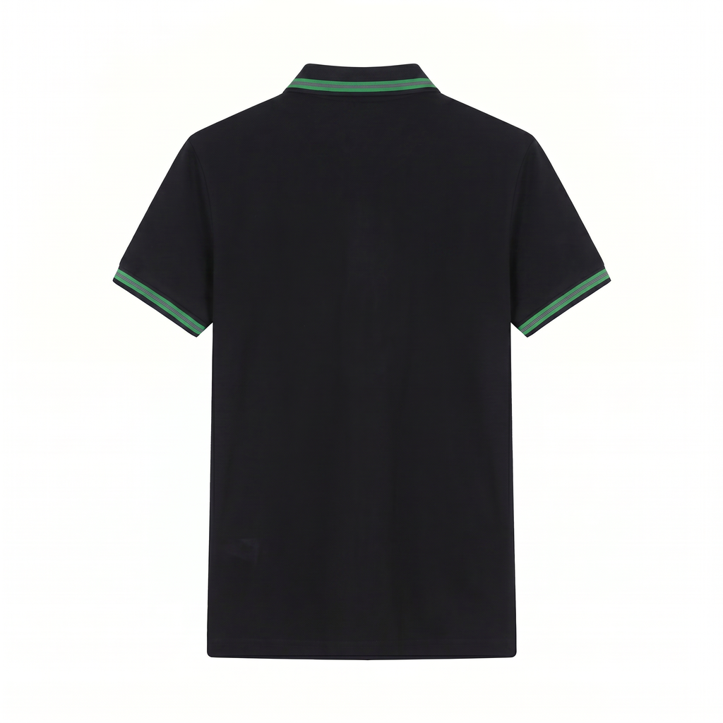 Camiseta 918009 Tipo Polo Negro para hombre