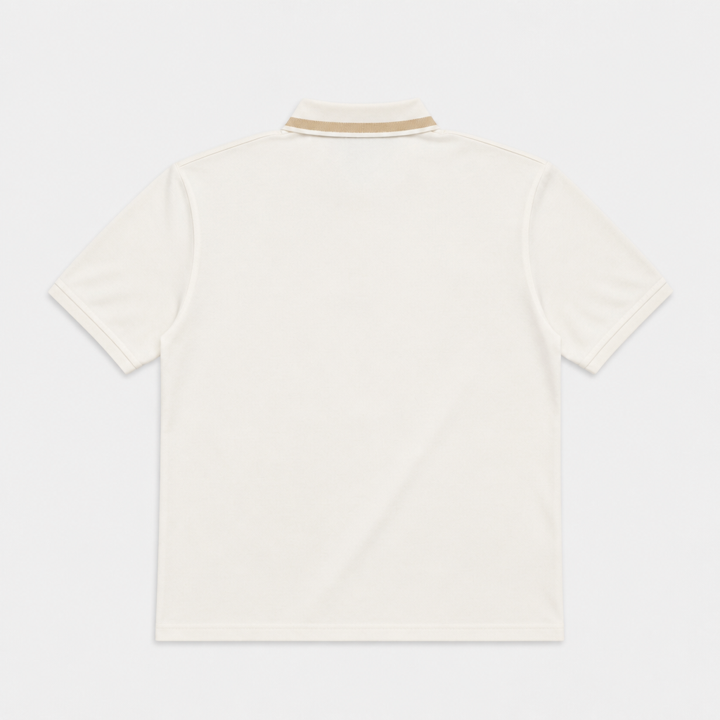 Camiseta 918032 Tipo Polo Crema para hombre