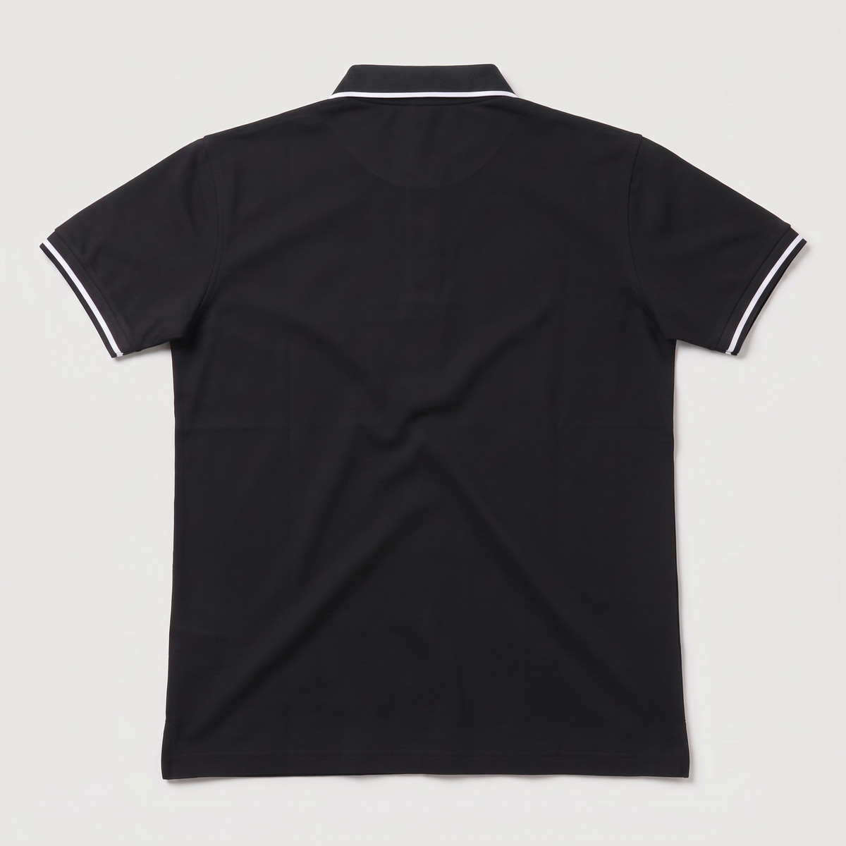 Camiseta 918053 Tipo Polo Negro para hombre