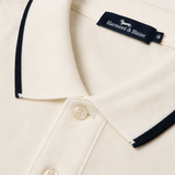 Camiseta 918053 Tipo Polo Crema para hombre
