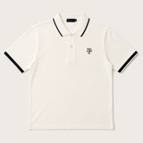 Camiseta 918053 Tipo Polo Crema para hombre