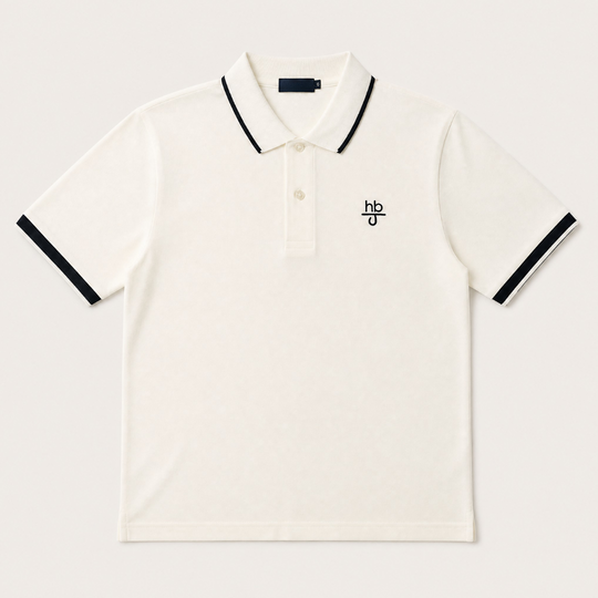Camiseta 918053 Tipo Polo Crema para hombre