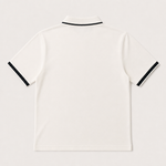 Camiseta 918053 Tipo Polo Crema para hombre