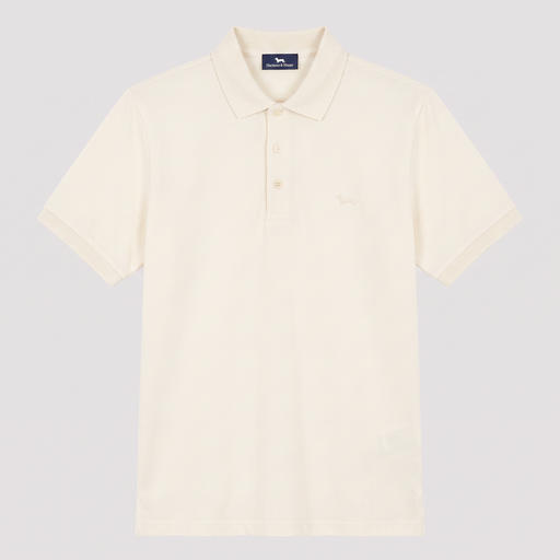 Camiseta 918054 Tipo Polo Crema para hombre