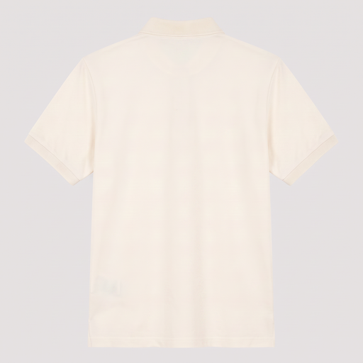 Camiseta 918054 Tipo Polo Crema para hombre