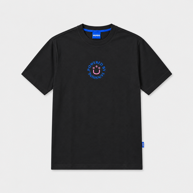 Camiseta 921003 Estampada Negro para hombre