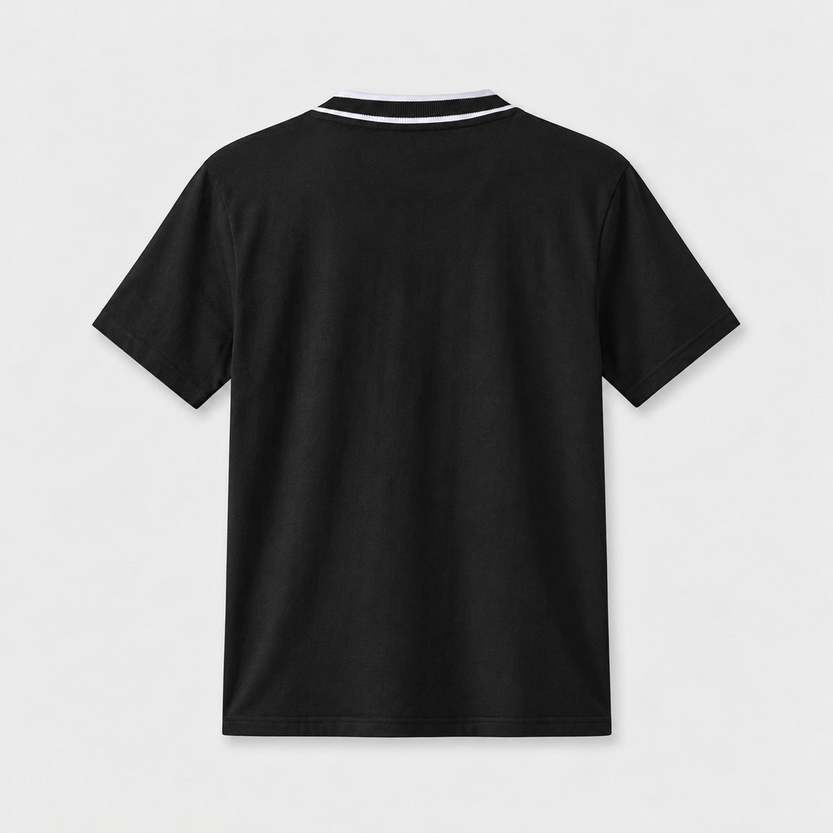 Camiseta 921040 Básica Negra Para Hombre - espalda