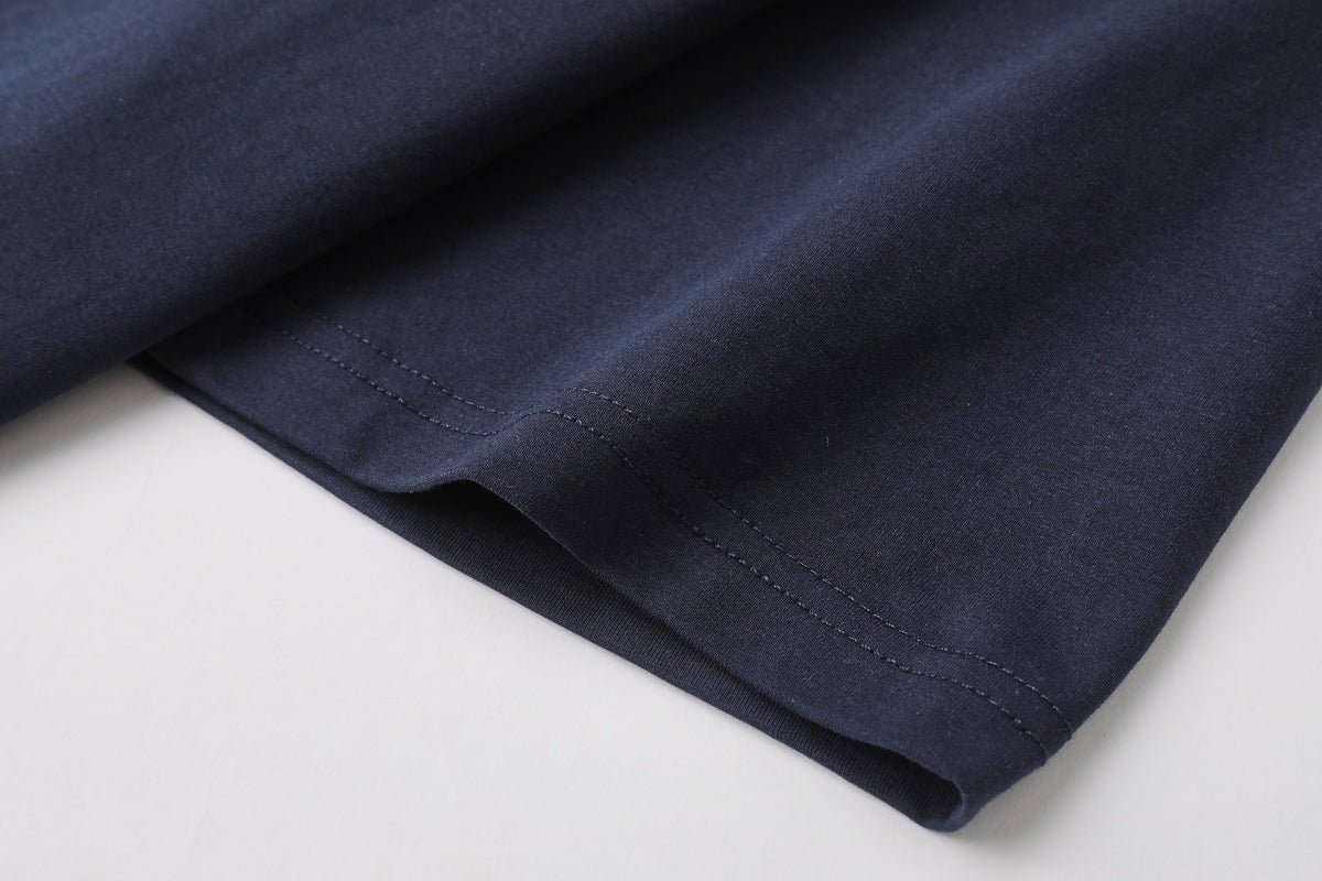 Camiseta 921040 Básica Azul Oscuro Para Hombre - foto 5