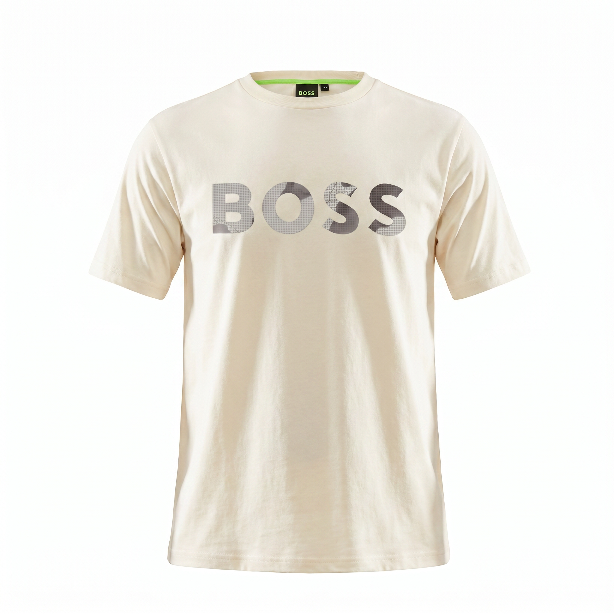 Camiseta 921044 Básica Crema para hombre