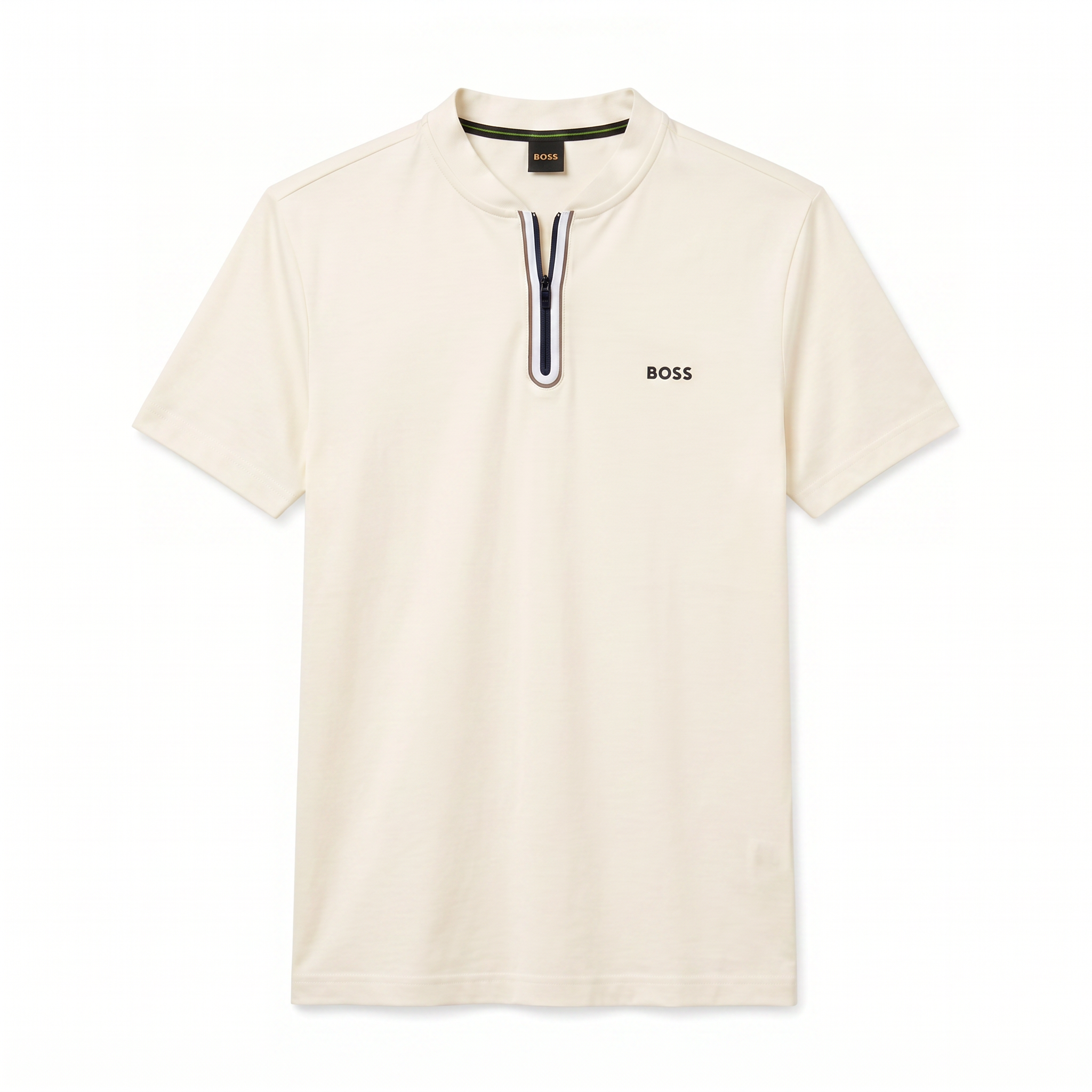 Camiseta 921082 Tipo Polo Crema para hombre
