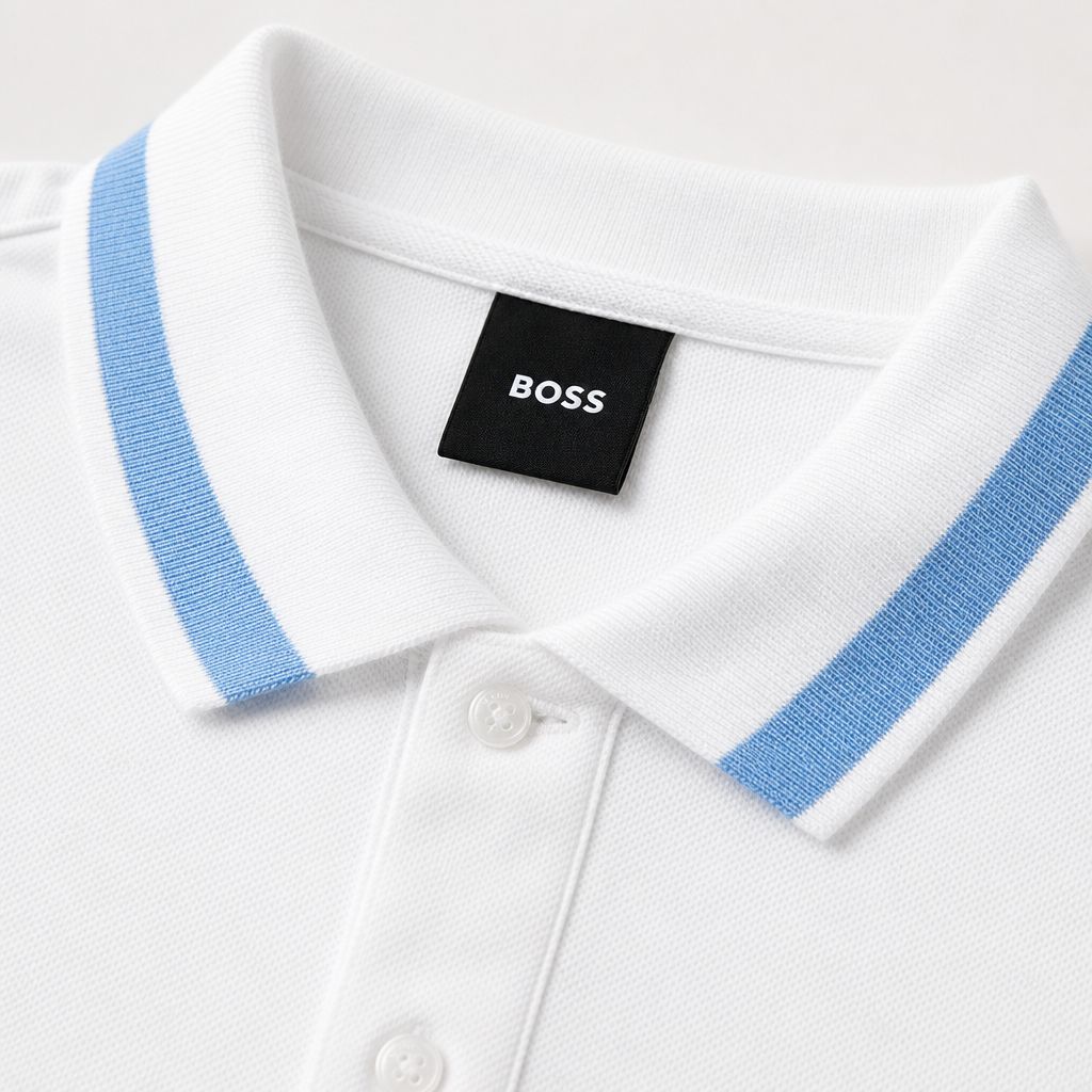 Camiseta 918032 Tipo Polo Blanco para hombre