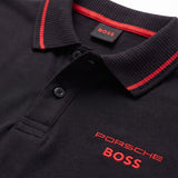 Camiseta 185023 Tipo Polo Negro para hombre