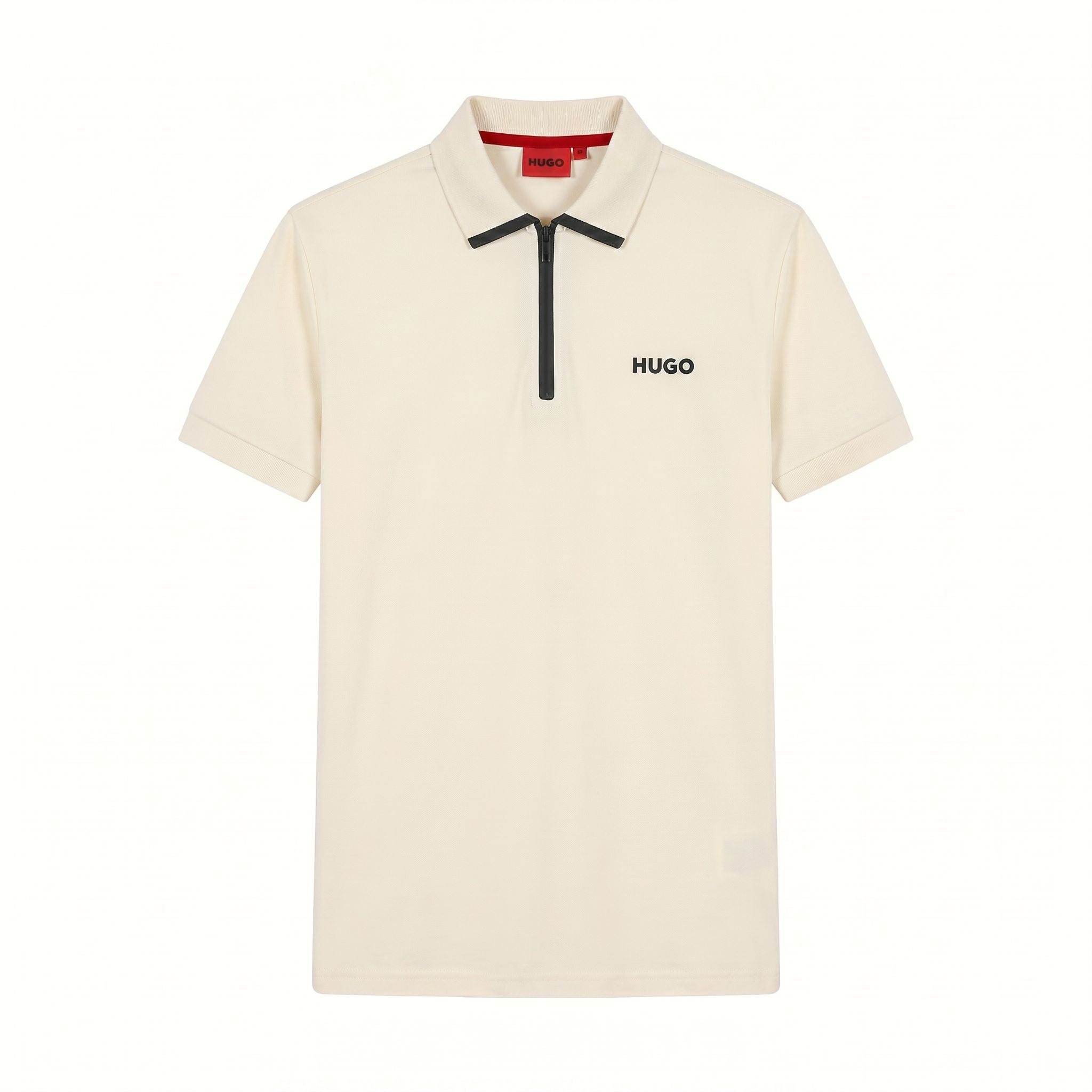 Camiseta 185027 Tipo Polo Crema para hombre