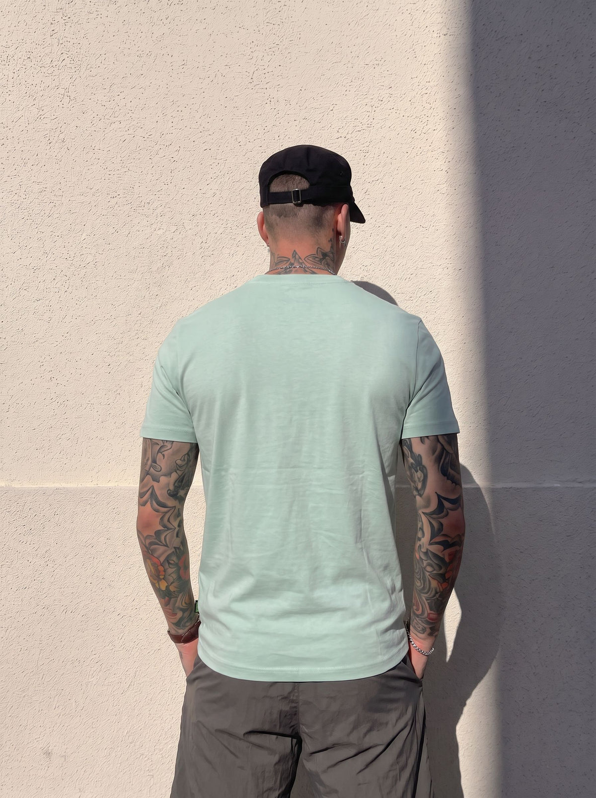 Camiseta 921046 Basica Verde para hombre