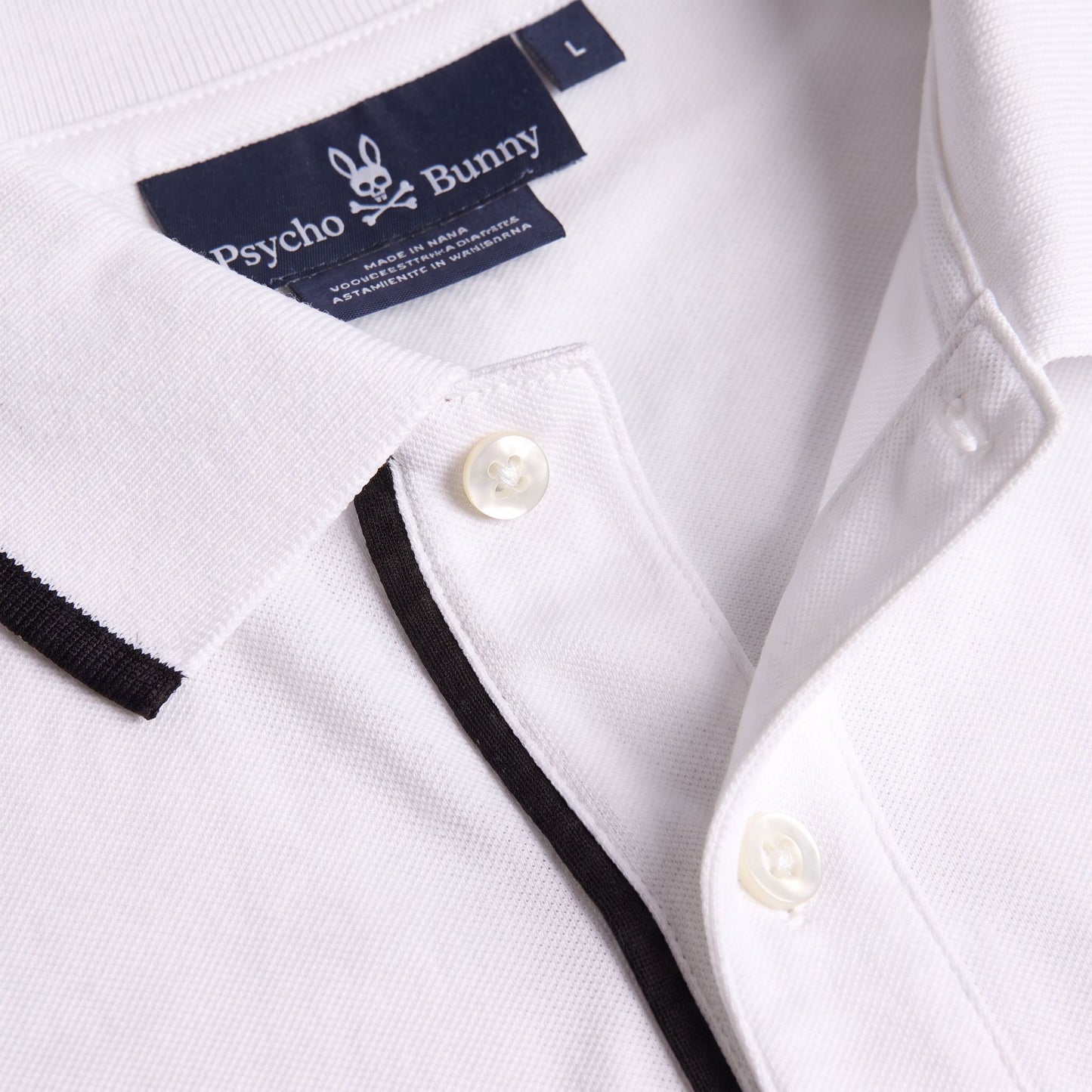 Camiseta 185033 Tipo Polo Blanco para hombre