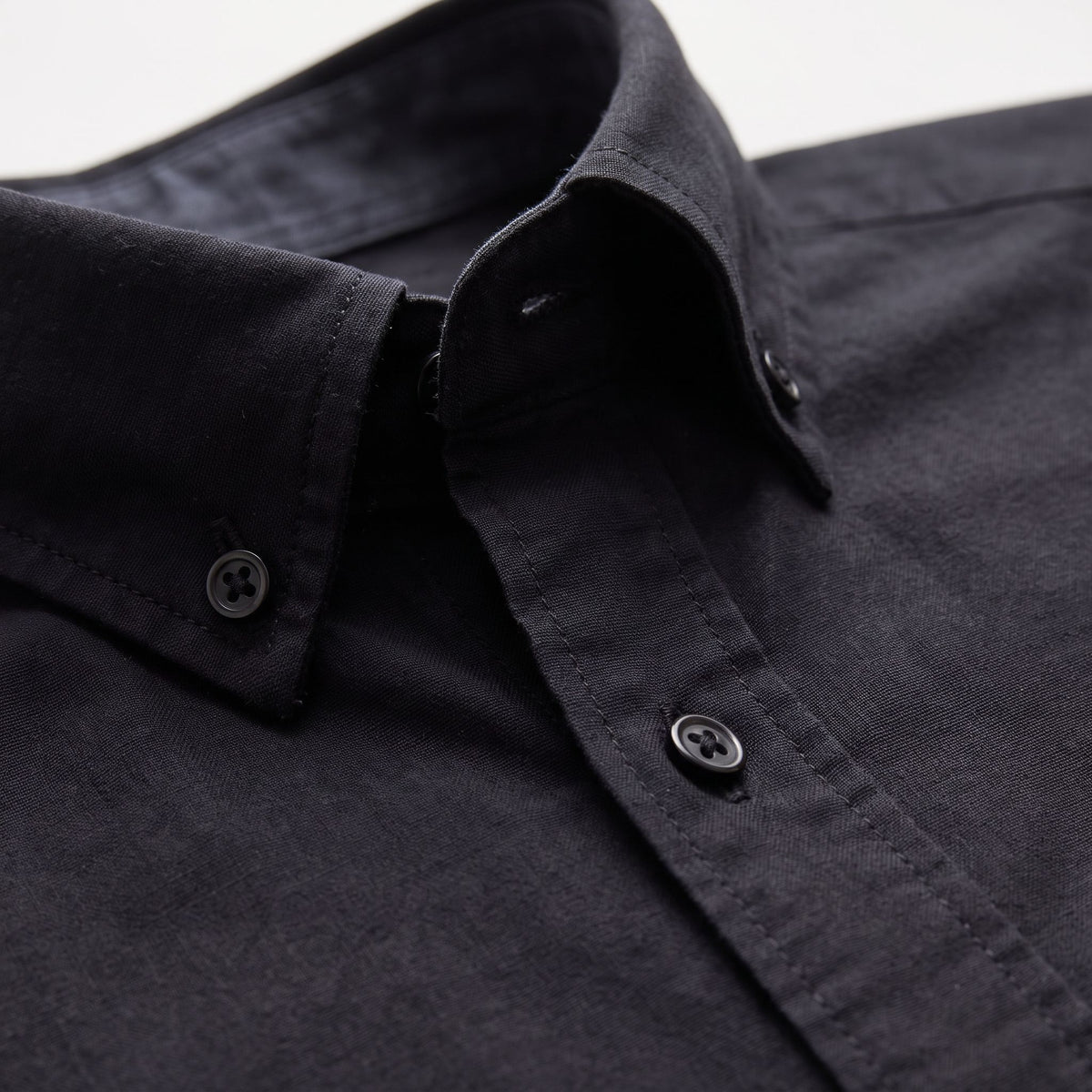 Camisa 50018 Manga larga Negro para hombre