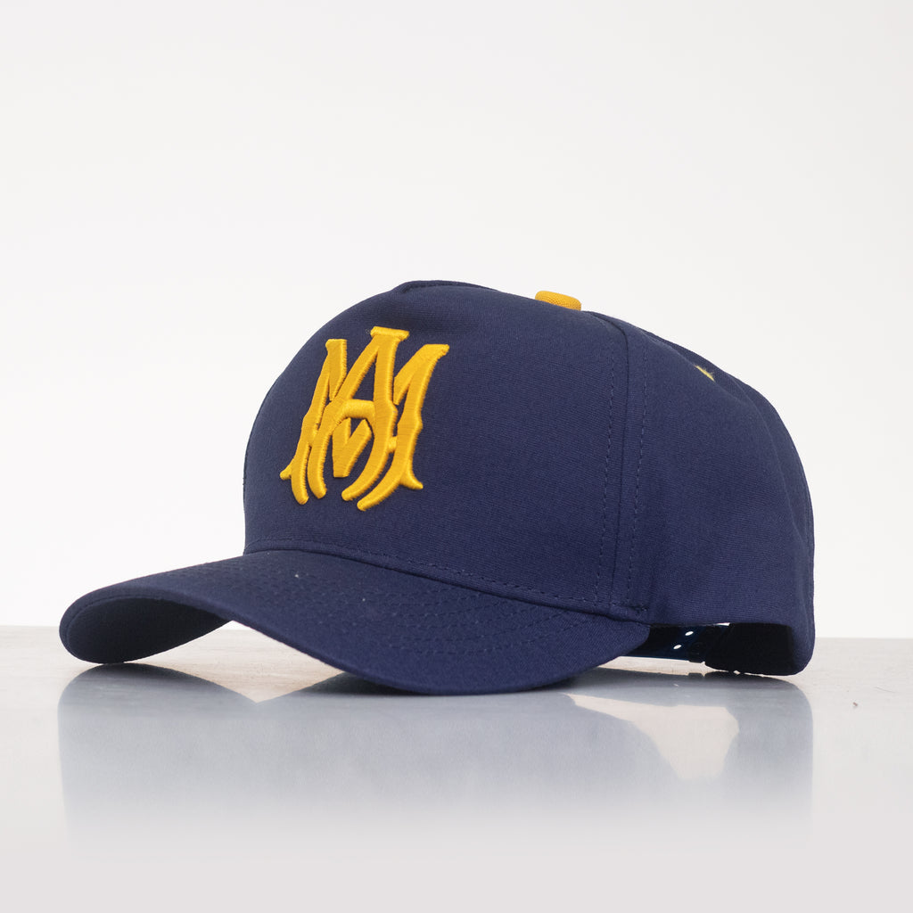 Gorra Amiri Tres Paneles Azul/Amarillo 102-3