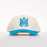 Gorra AR Beige/ Turquesa - 03