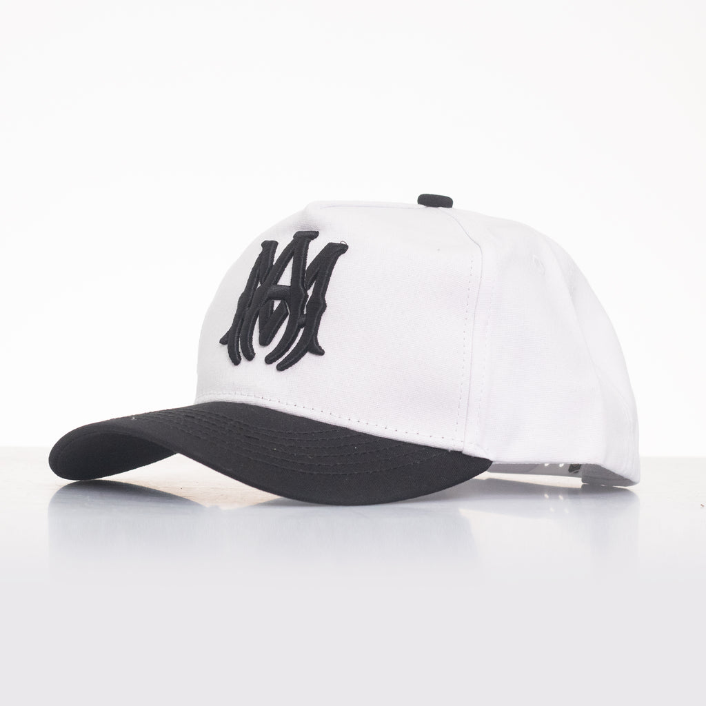 Gorra Amiri Tres Paneles Blanco/Negro 102-1