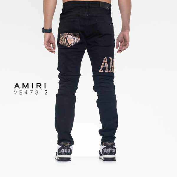 Jean VE473-2 Negro Para Hombre