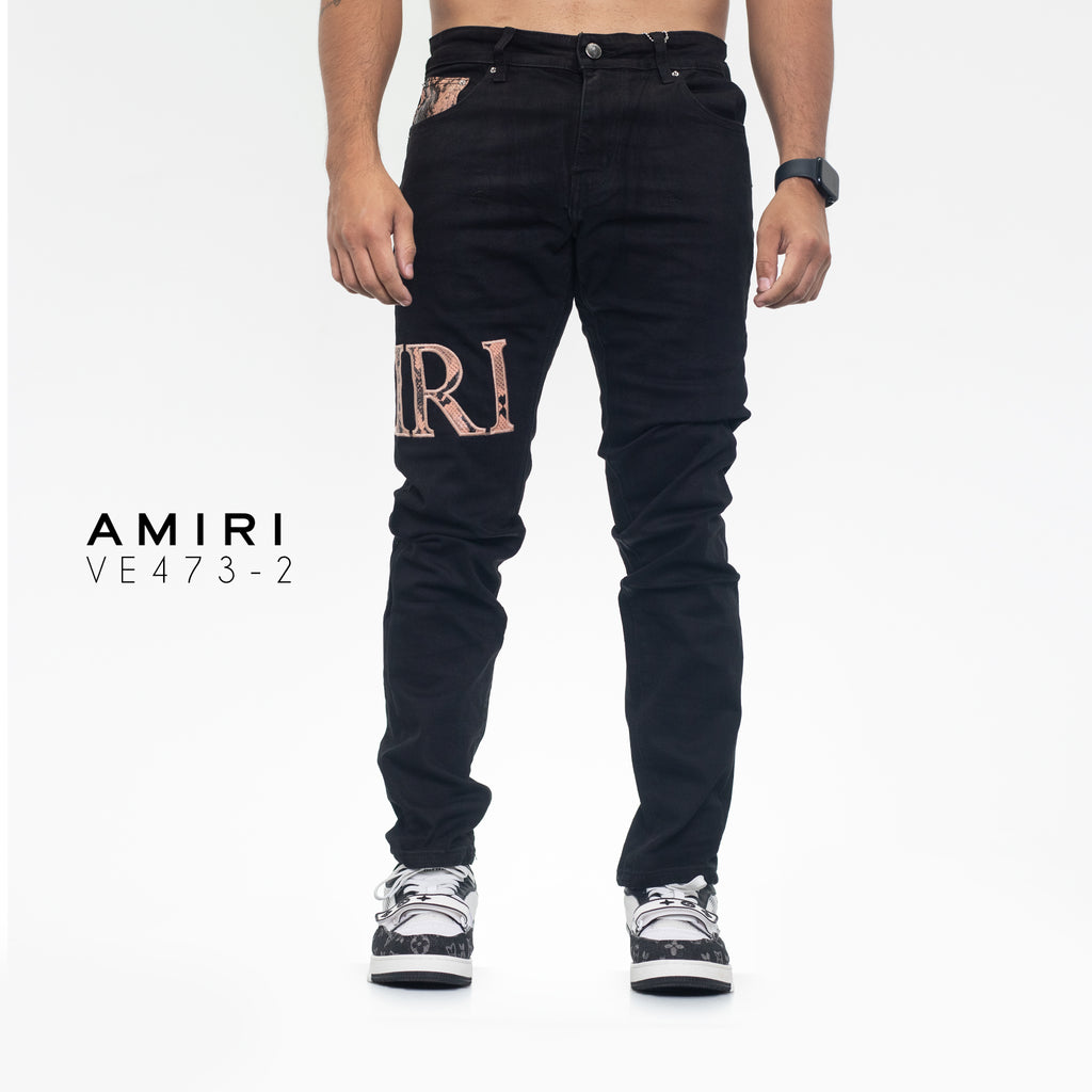 Jean VE473-2 Negro Para Hombre