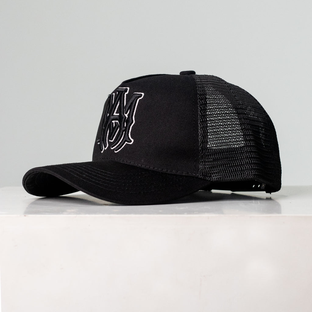 Gorra Negra Amiri Con Maya 101-2