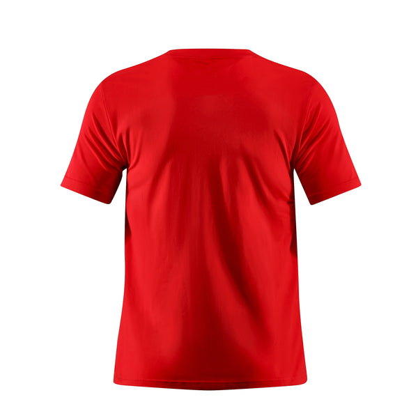 Camiseta B66002 Básica Roja Para Hombre