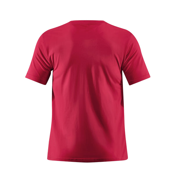Camiseta B66002 Básica Vino Para Hombre