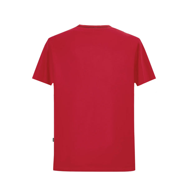 Camiseta B66014 Básica Roja Para Hombre