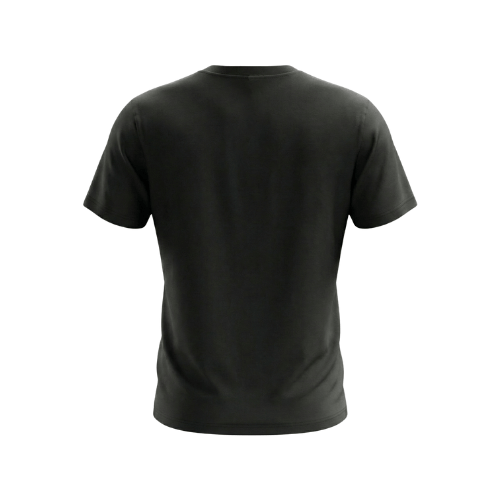 Camiseta 66046 Estampada Negra Para Hombre