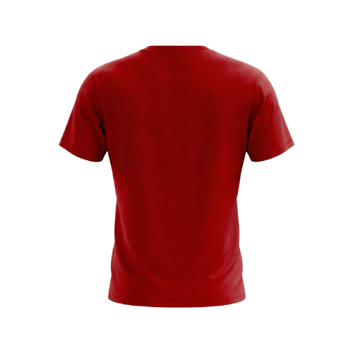 Camiseta 66046 Estampada Roja Para Hombre
