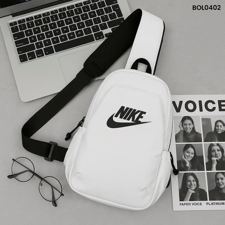 Morral Cruzado Deportivo Blanco BOL0402