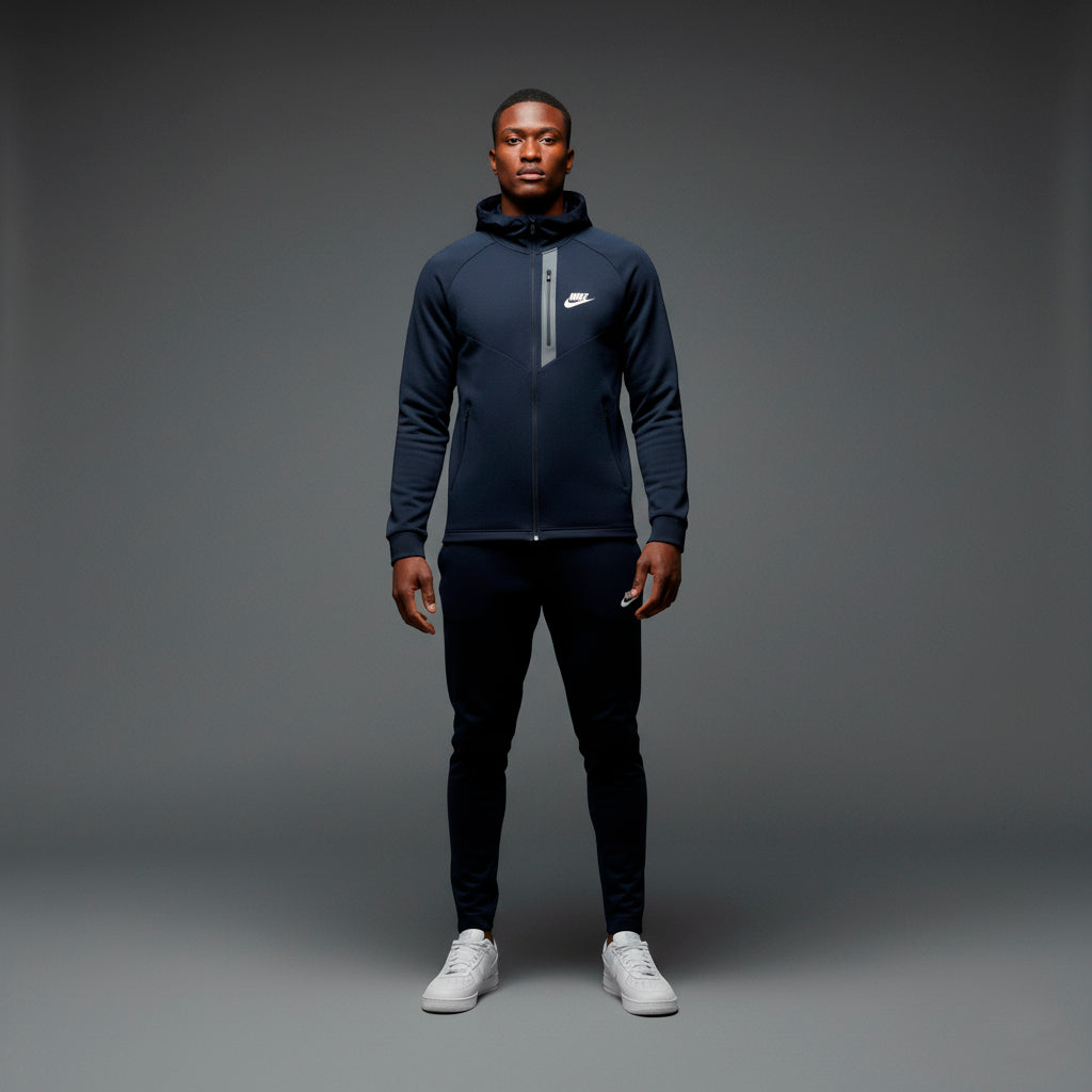 Conjunto Deportivo Azul Oscuro Para Hombre Ref. CON02