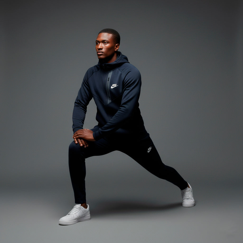 Conjunto Deportivo Azul Oscuro Para Hombre Ref. CON02