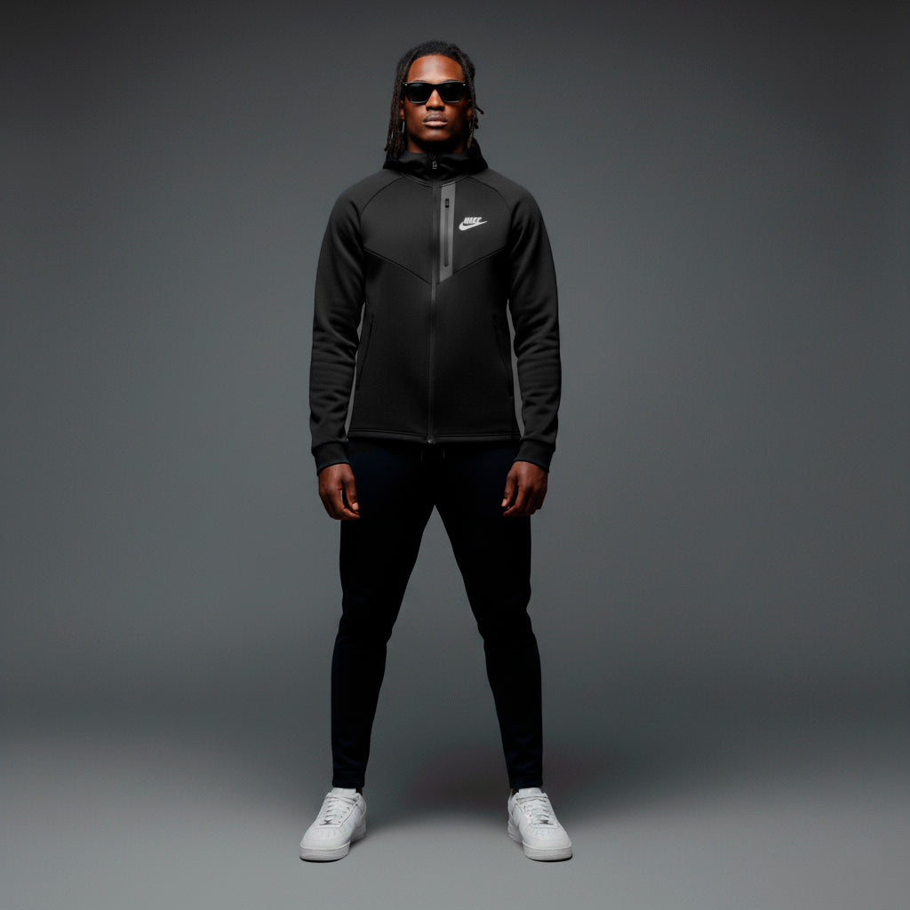 Conjunto Deportivo Negro Para Hombre Ref. CON02