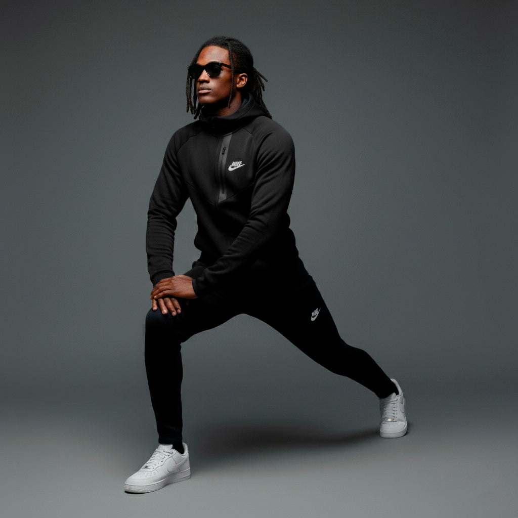 Conjunto Deportivo Negro Para Hombre Ref. CON02