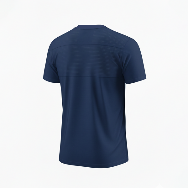 Camiseta Deportiva Azul Oscuro Para Hombre Ref. CAM07