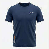 Camiseta Deportiva Azul Oscuro Para Hombre Ref. CAM08 V2