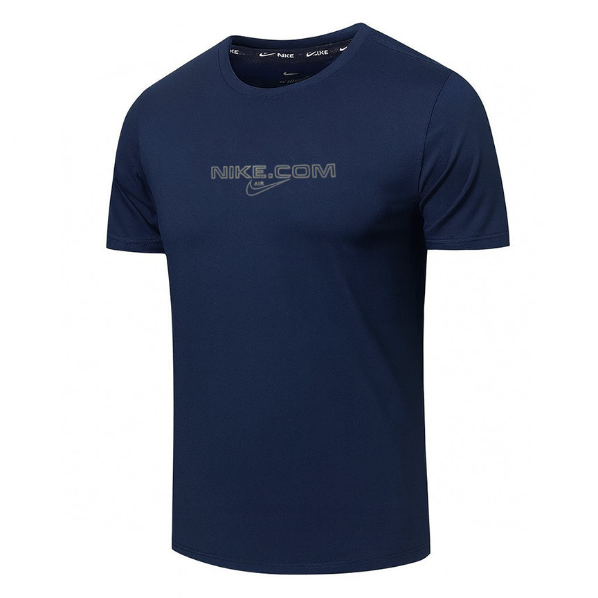 Camiseta Deportiva Azul Oscuro Para Hombre Ref. CAM08