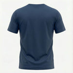 Camiseta Deportiva Básica Azul Oscuro Para Hombre Ref. CAM12