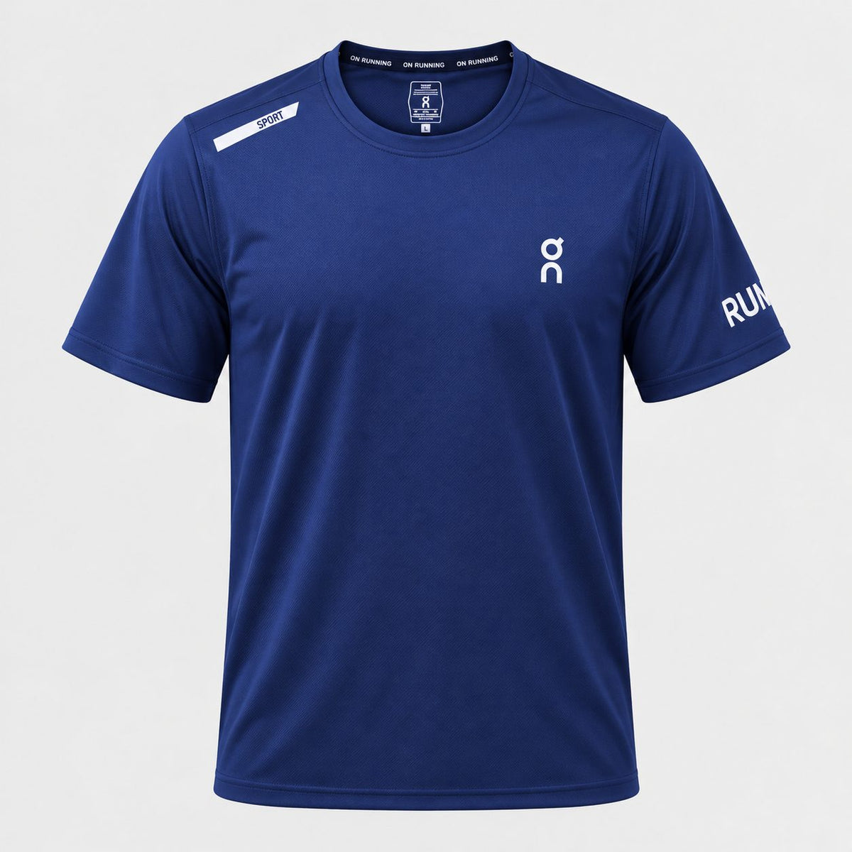 Camiseta Deportiva Azul Oscuro Para Hombre Ref. CAM34