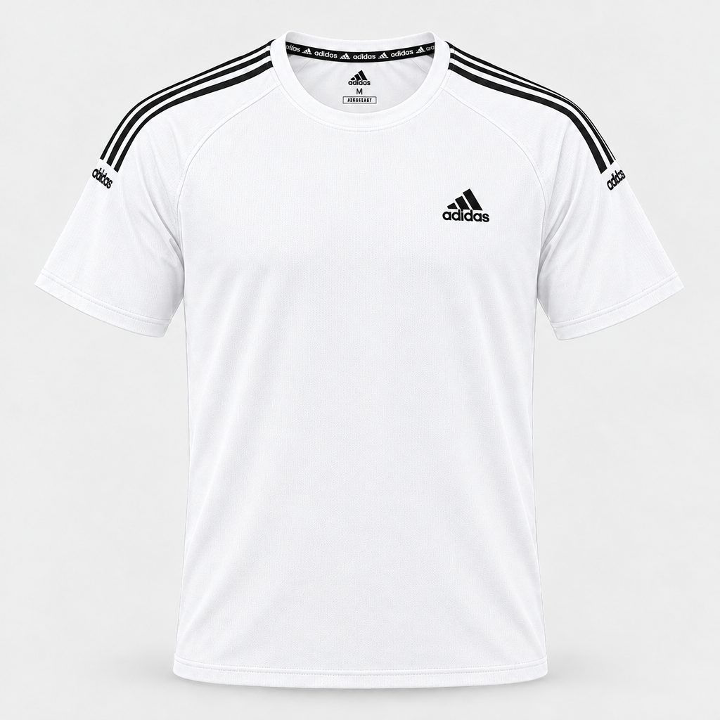 Camiseta Deportiva Blanca Para Hombre Ref. CAM41