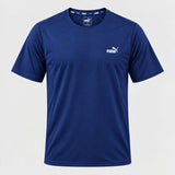 Camiseta Deportiva Azul Oscuro Para Hombre Ref. CAM42