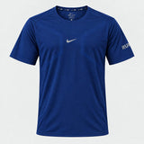 Camiseta Deportiva Azul Oscuro Para Hombre Ref. CAM43