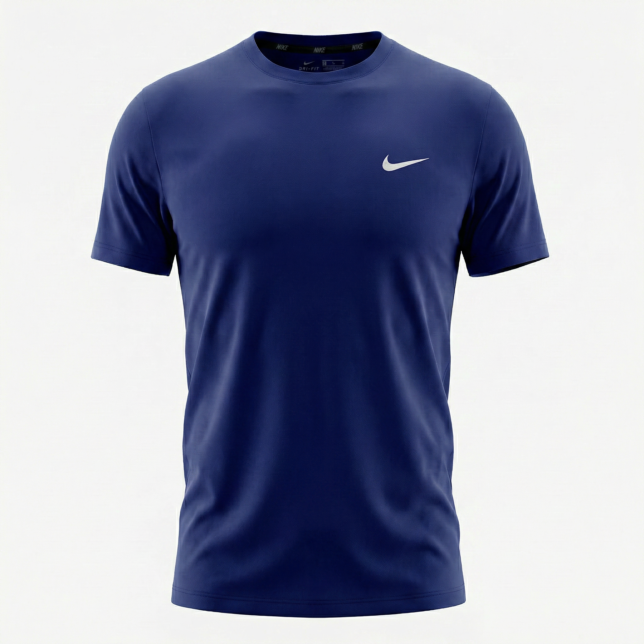 Camiseta Deportiva Básica Azul Oscuro Para Hombre Ref. CAM45
